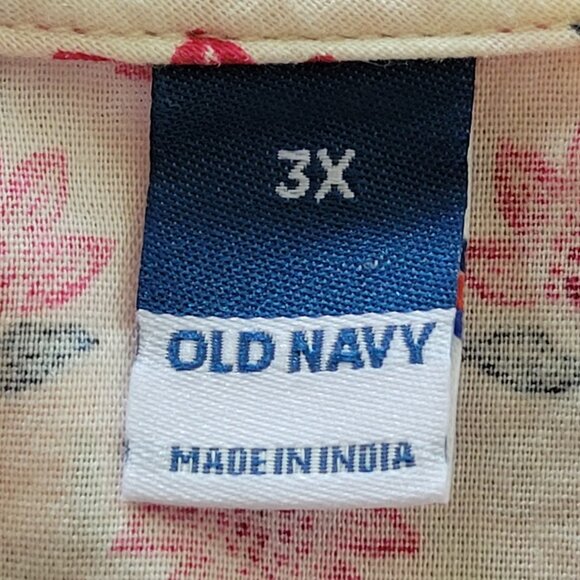 Old Navy Plus Size Peasant Babydoll Swing Dress with Puff Sleeves and Pockets - Picture 10 of 13